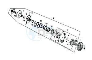 FIDDLE III 50 45KMH (L8) EU EURO4 drawing CLUTCH