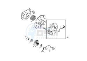 GPR NUDE - 125 cc drawing STARTING CLUTCH