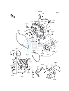 NINJA_250SL_ABS BX250BFS XX (EU ME A(FRICA) drawing Engine Cover(s)