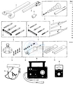 JS 400 A [JS400] (A3) [JS400] drawing SPECIAL SERVICE TOOLS