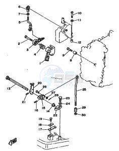 25QEO drawing THROTTLE-CONTROL