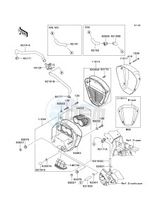 VN 2000 G [VULCAN 2000] (8F-9F) 0G9F drawing AIR CLEANER