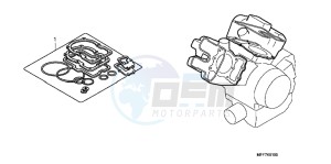 XL700VAB TRANSALP E drawing GASKET KIT A