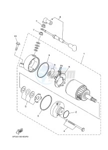 YFZ450 YFZ450B (1PD2 1PD3 1PD1) drawing STARTING MOTOR