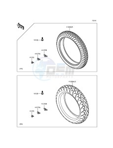 VULCAN S ABS EN650BGFA XX (EU ME A(FRICA) drawing Tires