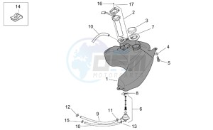 SR 50 IE-Carburatore 50 drawing Fuel tank II