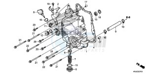 FES125C drawing RIGHT CRANKCASE COVER