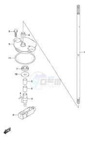 DF 175 drawing Clutch Rod (Model: TG/ZG)