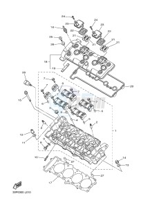 FZ8-S FZ8 FAZER 800 (42PD 42PF) drawing CYLINDER HEAD