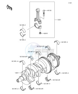 Z1000 ABS ZR1000GGF FR GB XX (EU ME A(FRICA) drawing Crankshaft