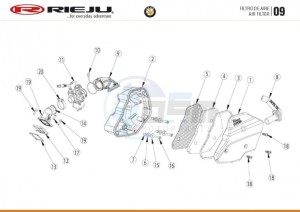 HOBBY-BYE-BIKE-EURO4-BLACK drawing AIR FILTER