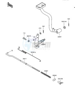 KLT 185 A [KLT185] (A1-A2) [KLT185] drawing BRAKE PEDAL