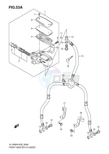 VL1500 (E2) drawing FRONT MASTER CYLINDER (MODEL K7 K8 K9)