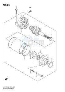 LT-R450 (E19) drawing STARTING MOTOR