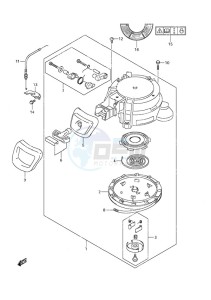 DF 8A drawing Recoil Starterl w/Remote