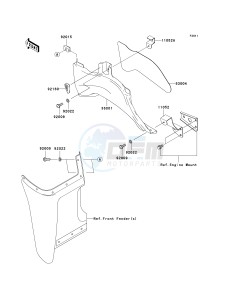 KVF 360 B [PRAIRIE 360] (B6F-B9F) B7F drawing SIDE COVERS