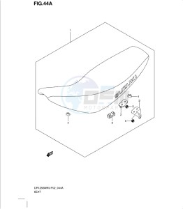 DR125SML 0 drawing SEAT (MODEL L0)