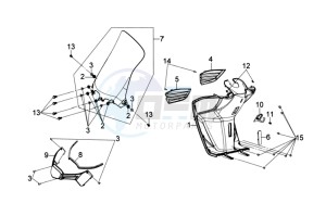 JOYRIDE 200 EFI drawing INNER LEG SHIELD / UNDERTAIL