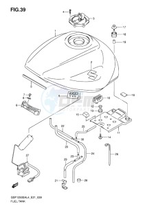 GSF-1250S ABS BANDIT EU drawing FUEL TANK