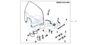 SRX50 drawing WINDSHIELD