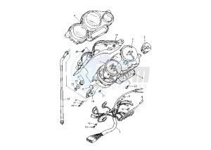 FZR 1000 drawing METER