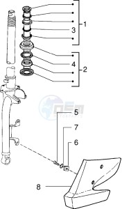 Sfera RST 80 drawing Steering bearing ball tracks