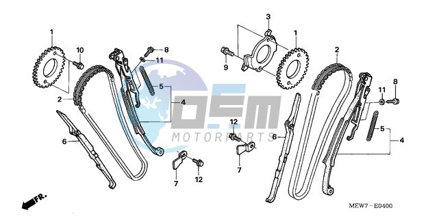 CAM CHAIN/TENSIONER