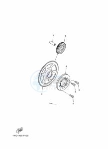 YZF320-A YZF-R3 (B7PD) drawing STARTER CLUTCH