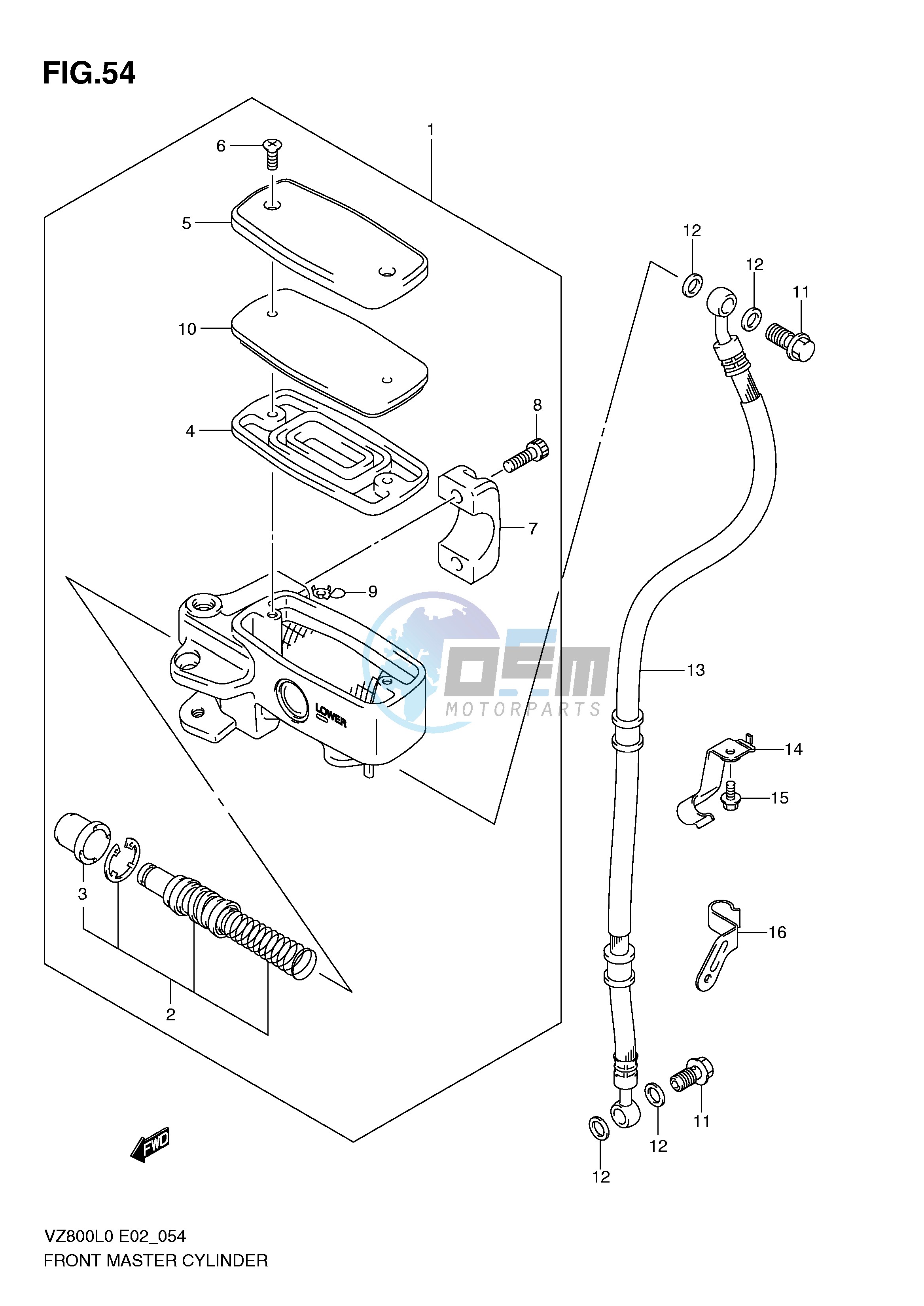 FRONT MASTER CYLINDER