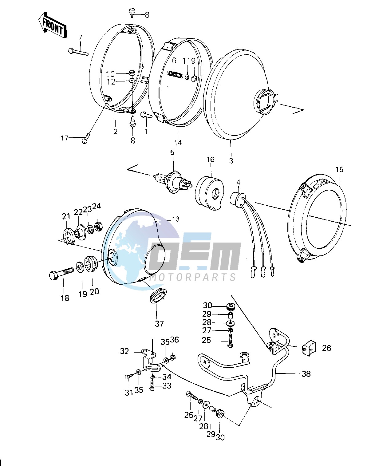 HEADLIGHT -- 80 H1- -