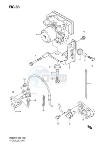 AN650 (E2) Burgman drawing HYDRAULIC UNIT (AN650AK6 AK7 AK8 AZK8 AK9 AL0)