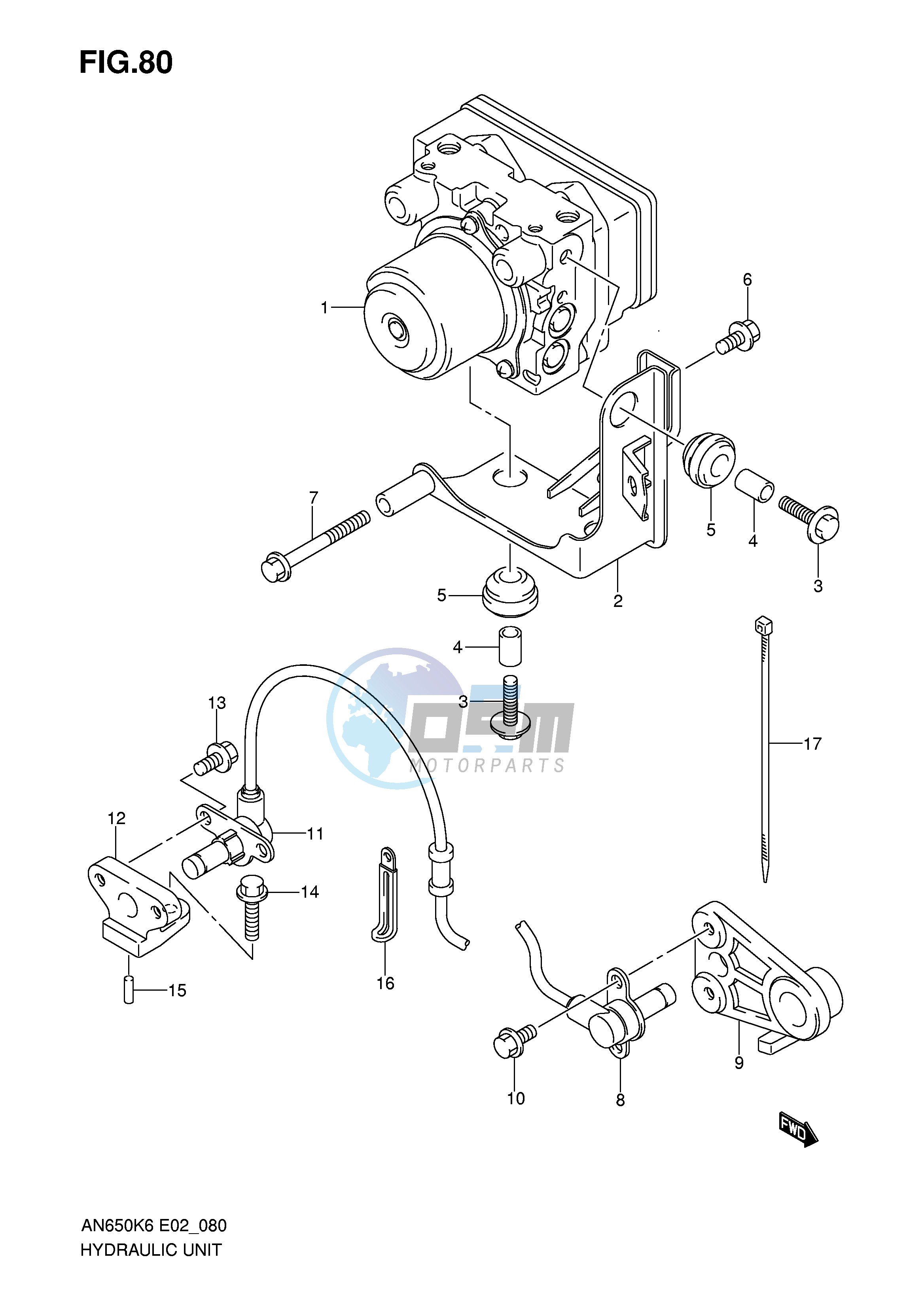 HYDRAULIC UNIT (AN650AK6 AK7 AK8 AZK8 AK9 AL0)