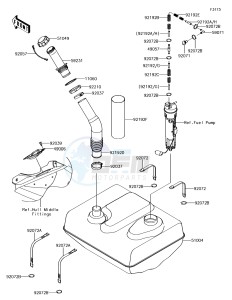 JET_SKI_ULTRA_310R JT1500NFF EU drawing Fuel Tank