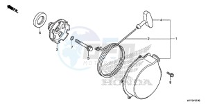 TRX420FPAD TRX420 Europe Direct - (ED) drawing RECOIL STARTER