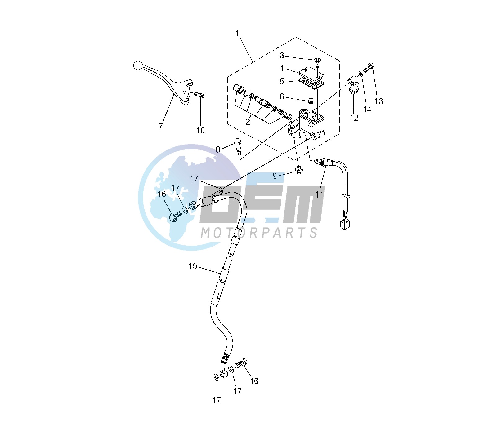 FRONT MASTER CYLINDER