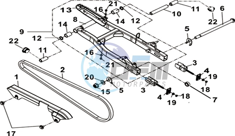 RR.FORK ASSY