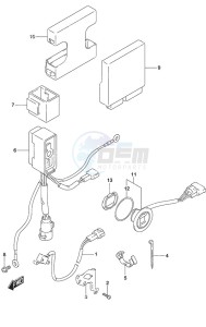 DF 50A drawing PTT Switch/Engine Control Unit