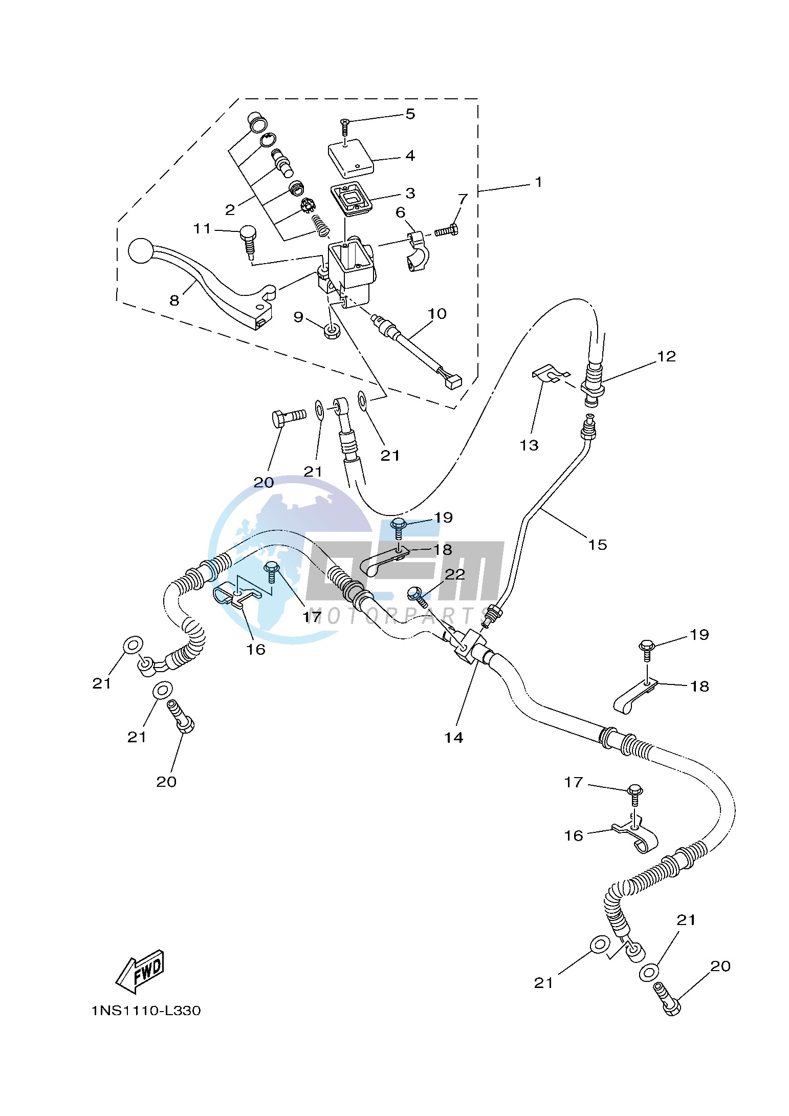 FRONT MASTER CYLINDER