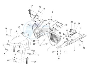 RSV4 1000 RACING FACTORY E4 ABS (NAFTA) drawing Front mudguard-Pillar