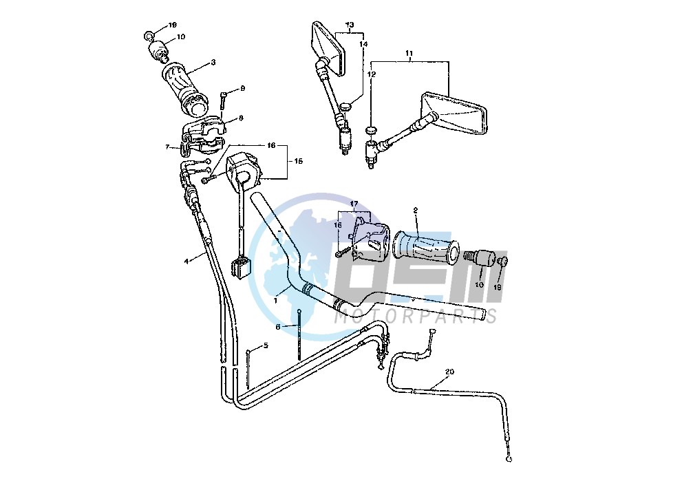 STEERING HANDLE – CABLE