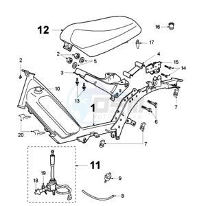 FOX LNA 2 drawing FRAME AND SADDLE