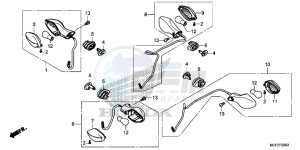 CB650FE CB650F 2ED - (2ED) drawing WINKER