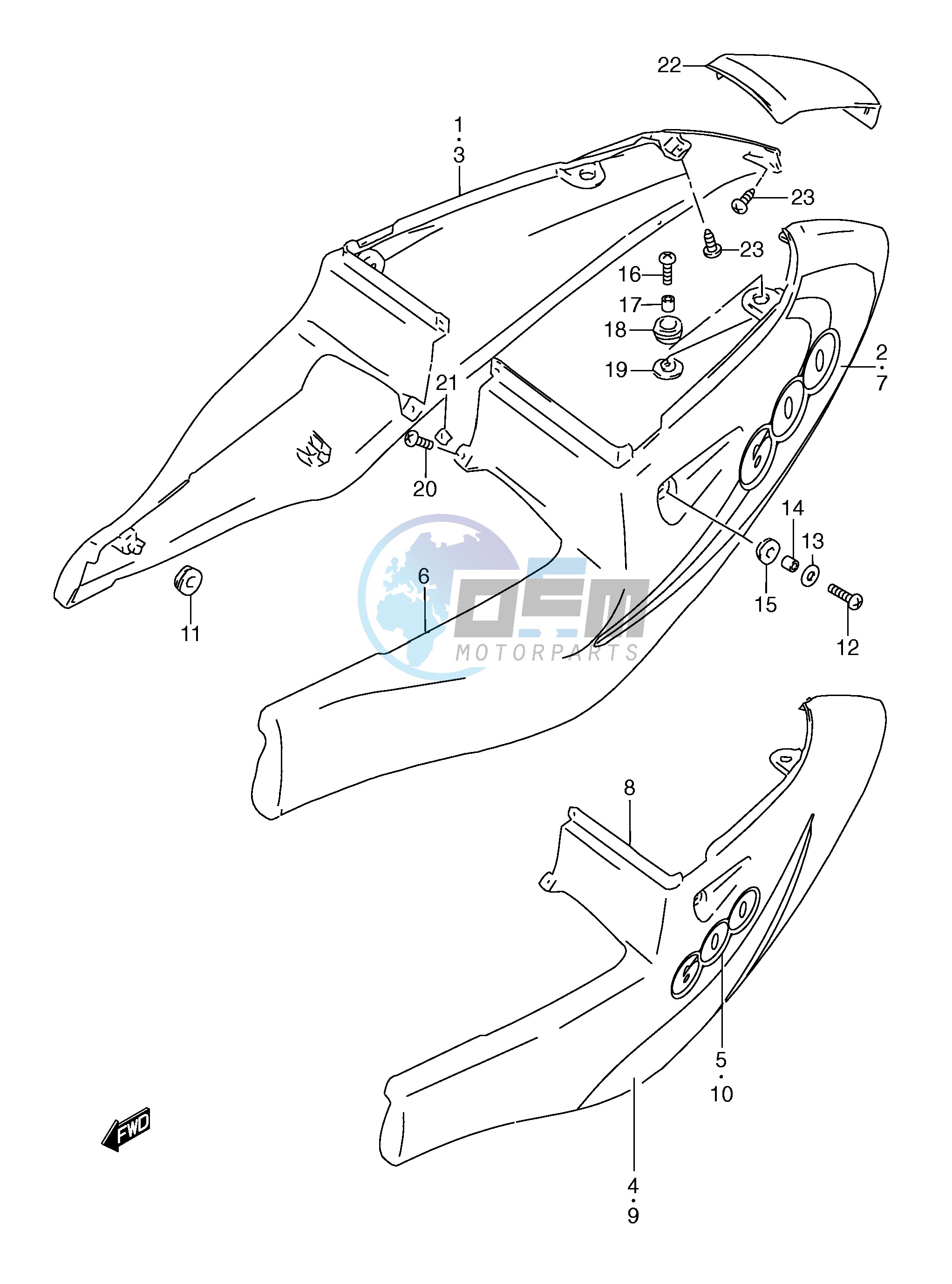 FRAME COVER (MODEL X)