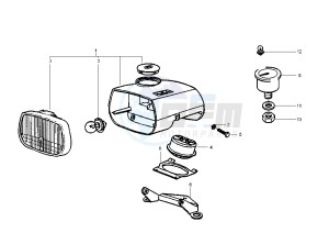 CIAO EURO2 50 drawing Head lamp