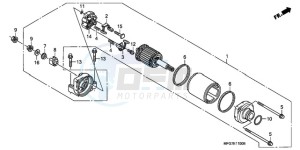 CB600F9 UK - (E / MKH) drawing STARTING MOTOR