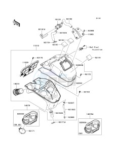 EX 650 A [NINJA 650R] (A6F-A8F) A6F drawing AIR CLEANER