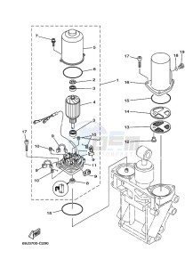 FL250AETX drawing TILT-SYSTEM-2