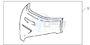 GL18009 France - (F / AB CMF NAV) drawing CHROME GARNISH,SC