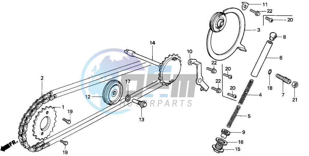 CAM CHAIN/TENSIONER