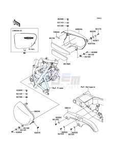 W800 EJ800ACF GB XX (EU ME A(FRICA) drawing Side Covers/Chain Cover